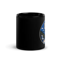 West Virginia Black Glossy Mug
