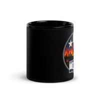 Texas Black Glossy Mug