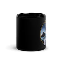 Oregon Black Glossy Mug