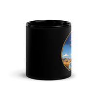 North Dakota Black Glossy Mug