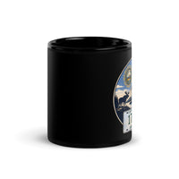 Mug brillant noir New Hampshire