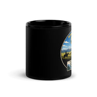 Montana Black Glossy Mug