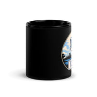 Massachusetts Black Glossy Mug