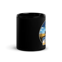 Kansas Black Glossy Mug