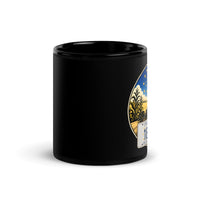 Indiana Black Glossy Mug