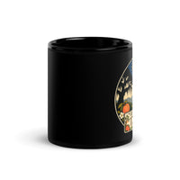 Georgia Black Glossy Mug