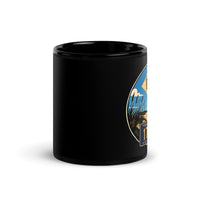 Delaware Black Glossy Mug