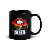 Arkansas Black Glossy Mug