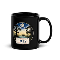 Louisiana Black Glossy Mug