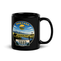 Montana Black Glossy Mug