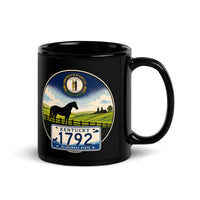 Kentucky Black Glossy Mug