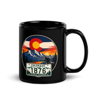 Colorado Black Glossy Mug