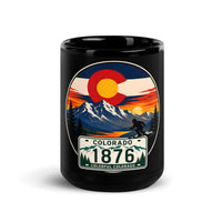 Colorado Black Glossy Mug