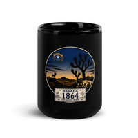 Nevada Black Glossy Mug