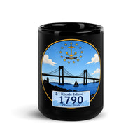 Rhode Island Black Glossy Mug
