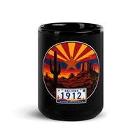 Arizona Black Glossy Mug