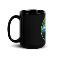 Vermont Black Glossy Mug