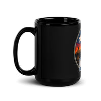 Texas Black Glossy Mug