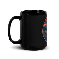 Tennessee Black Glossy Mug