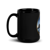 Oregon Black Glossy Mug