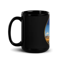 North Dakota Black Glossy Mug
