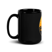 Mug brillant noir New Jersey