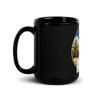 Indiana Black Glossy Mug