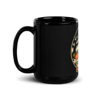 Georgia Black Glossy Mug