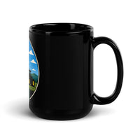 Vermont Black Glossy Mug