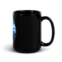 South Dakota Black Glossy Mug