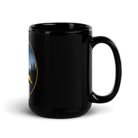 Oregon Black Glossy Mug