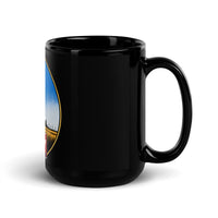 Oklahoma Black Glossy Mug