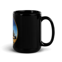 North Dakota Black Glossy Mug