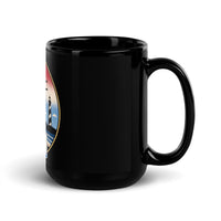 North Carolina Black Glossy Mug