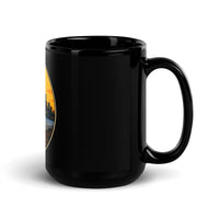 Mug brillant noir New Jersey