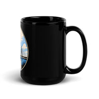 Massachusetts Black Glossy Mug