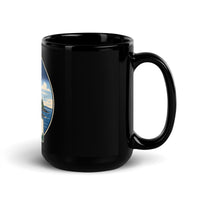 Maine Black Glossy Mug