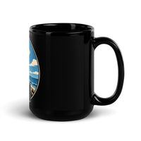 Delaware Black Glossy Mug