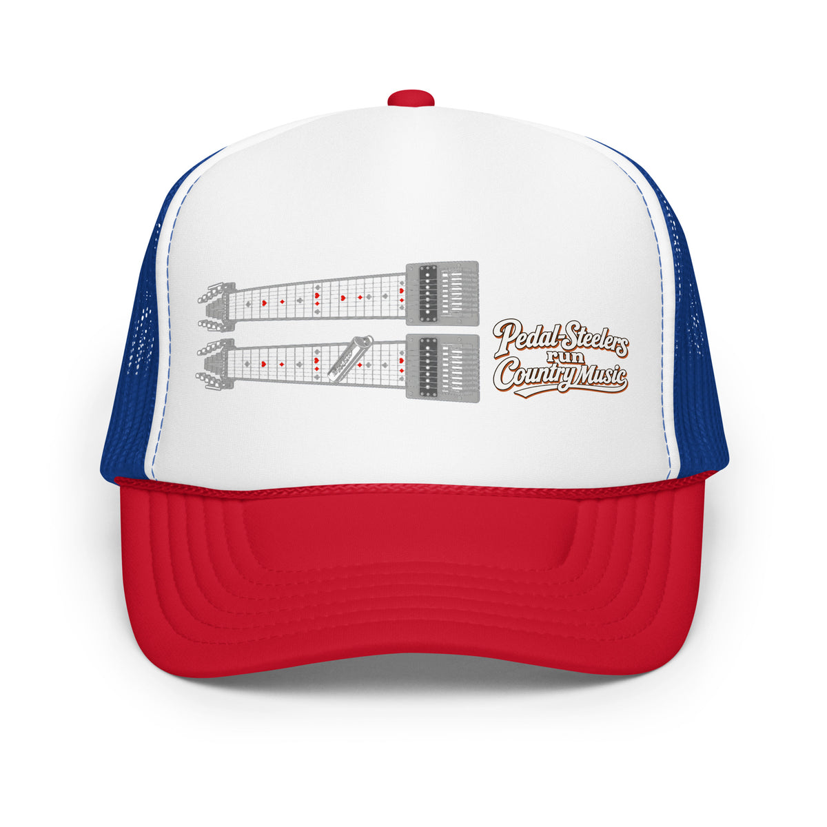 "Pedal-Steelers run Country Music" Foam trucker hat