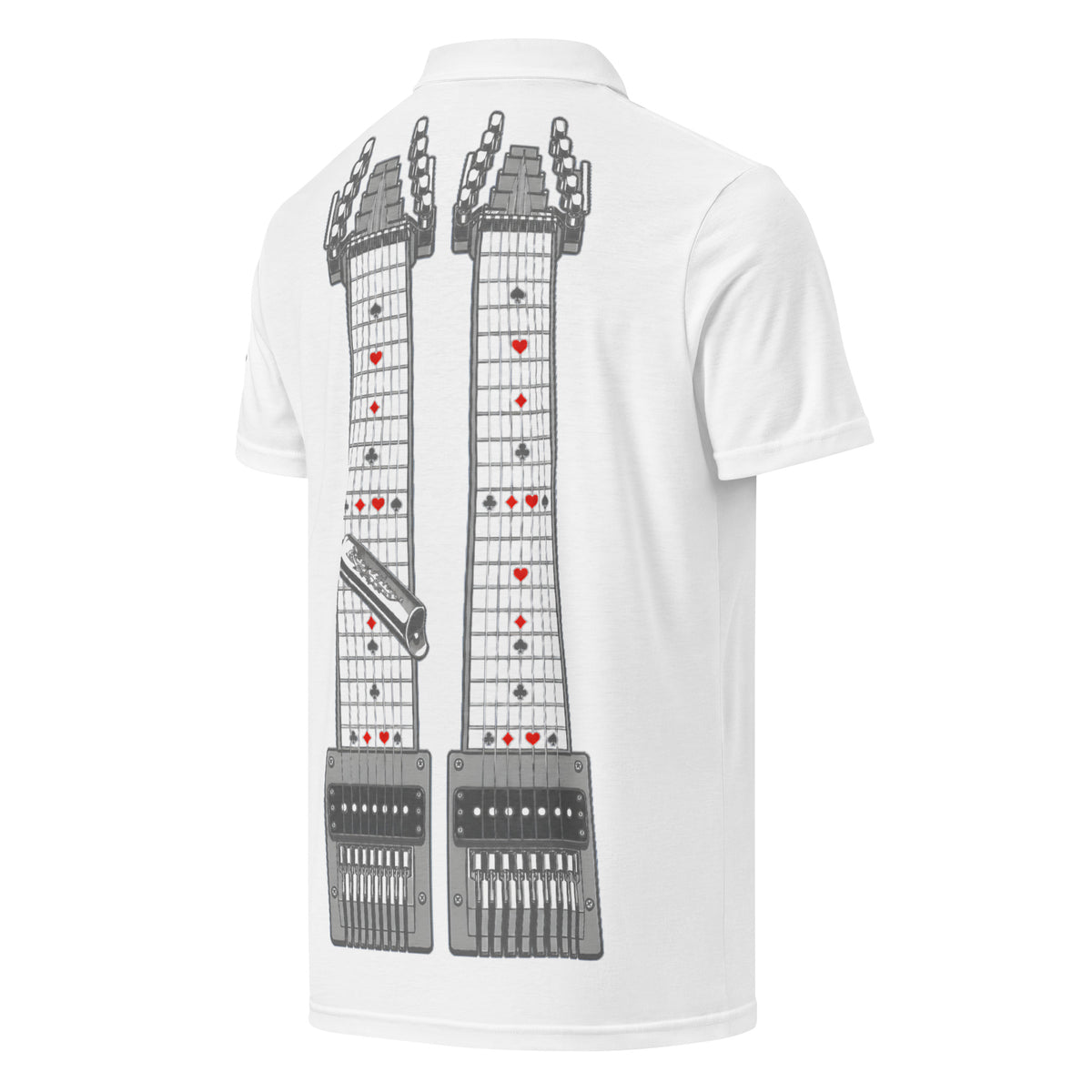 "Pedal-Steelers run Country Music" Men’s slim fit polo