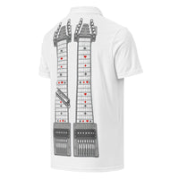 "Pedal-Steelers run Country Music" Men’s slim fit polo