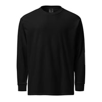 Stückgefärbtes, schweres Langarmshirt