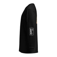 Stückgefärbtes, schweres Langarmshirt