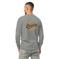 Stückgefärbtes, schweres Langarmshirt