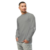 Stückgefärbtes, schweres Langarmshirt