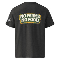 "No Farms, No Food" Unisex Organic Cotton Creator 2.0 T-Shirt