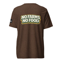 "No Farms, No Food" Short sleeve t-shirt