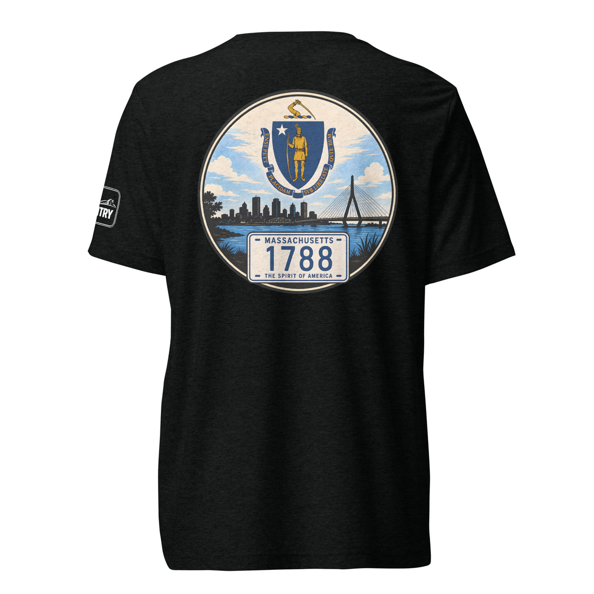 Massachusetts short-sleeved T-shirt