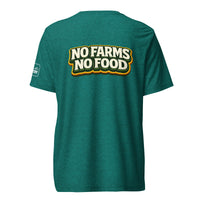 "No Farms, No Food" Short sleeve t-shirt