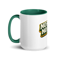 "No Farms, No Food" Mug with Color Inside